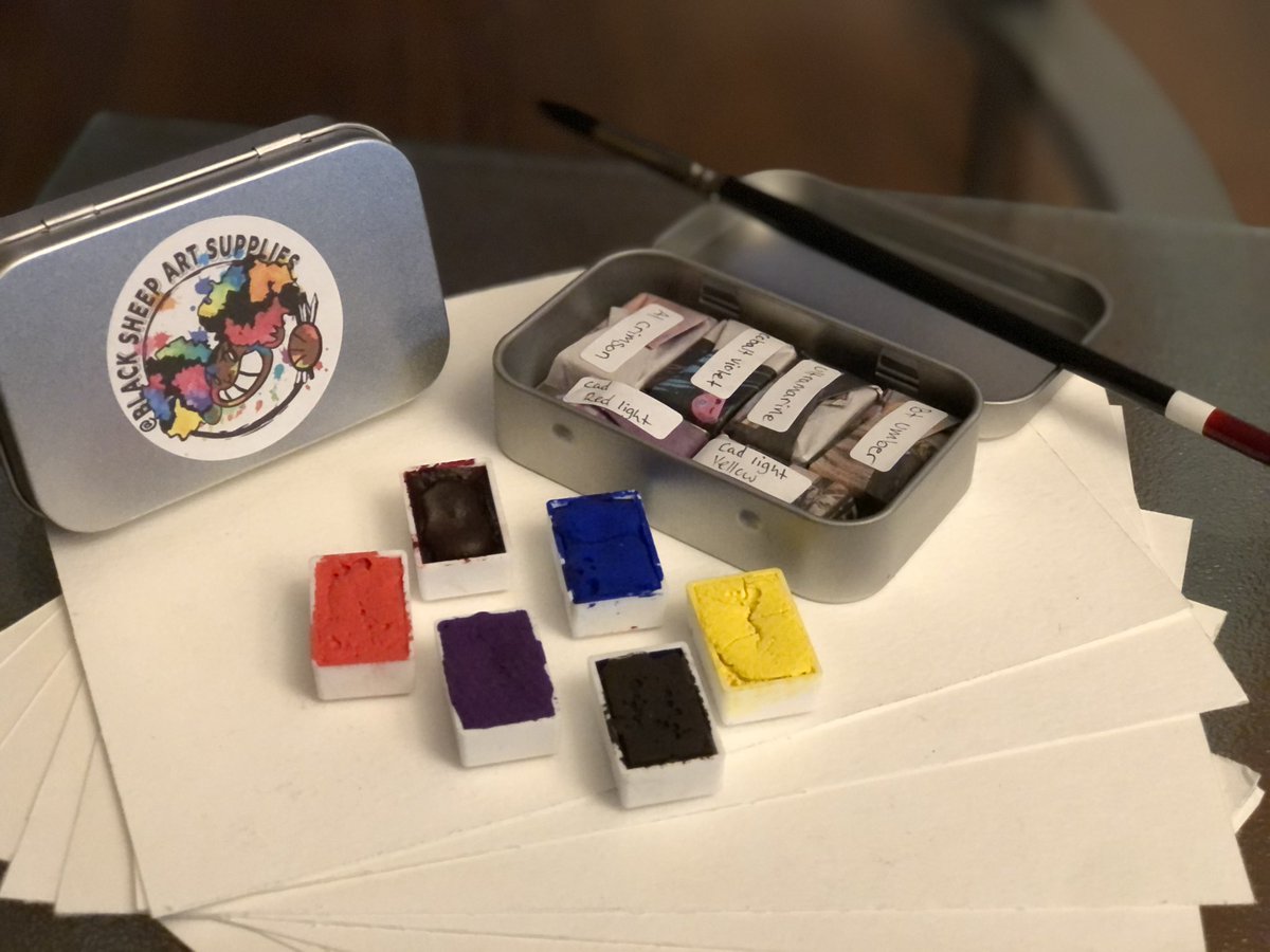 🔥WE NEED YOUR HELP🔥
There are no black owned art brands.  No paint. No paper. No sketchbooks. Until ME. Blacksheepartsupply.com we are handmade and homemade. WE WANT TO BE BIGGER AND BETTER THAN ANY OTHER BRAND! If you can RT this please do!