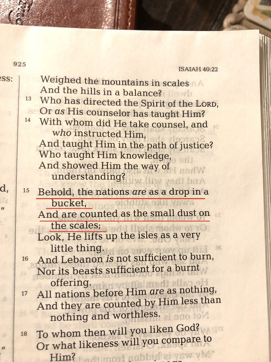 RadioWyatt's tweet image. Isaiah 40. Don’t let modern politics be your encouragement OR discouragement. Isaiah covered it with God’s people going on 3,000 years ago. ✝️🙏