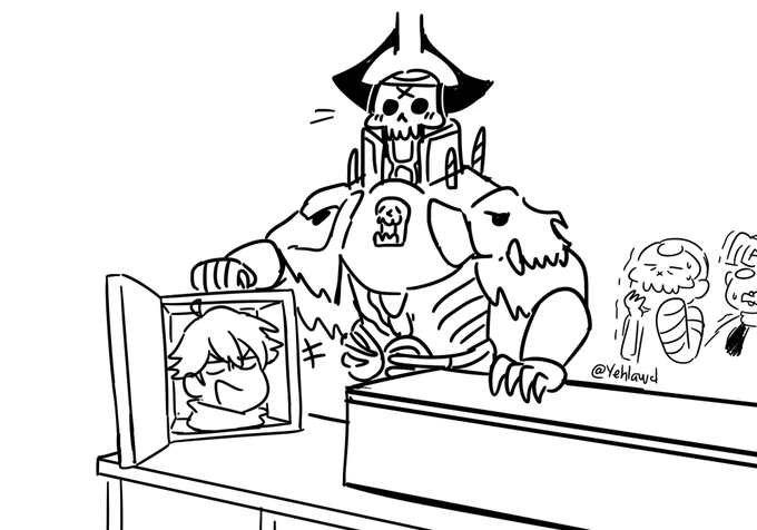 starting out very first #FGO doodle with King Hassan's "Magic Trick" #FateGO 
