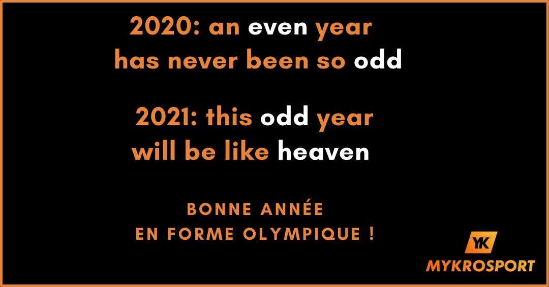 ykuszak's tweet photo. Bonne entrée en 2021 à toutes et à tous ! #sport #eventprofs #présentateur #MC https://t.co/6e9sVHmoXt
