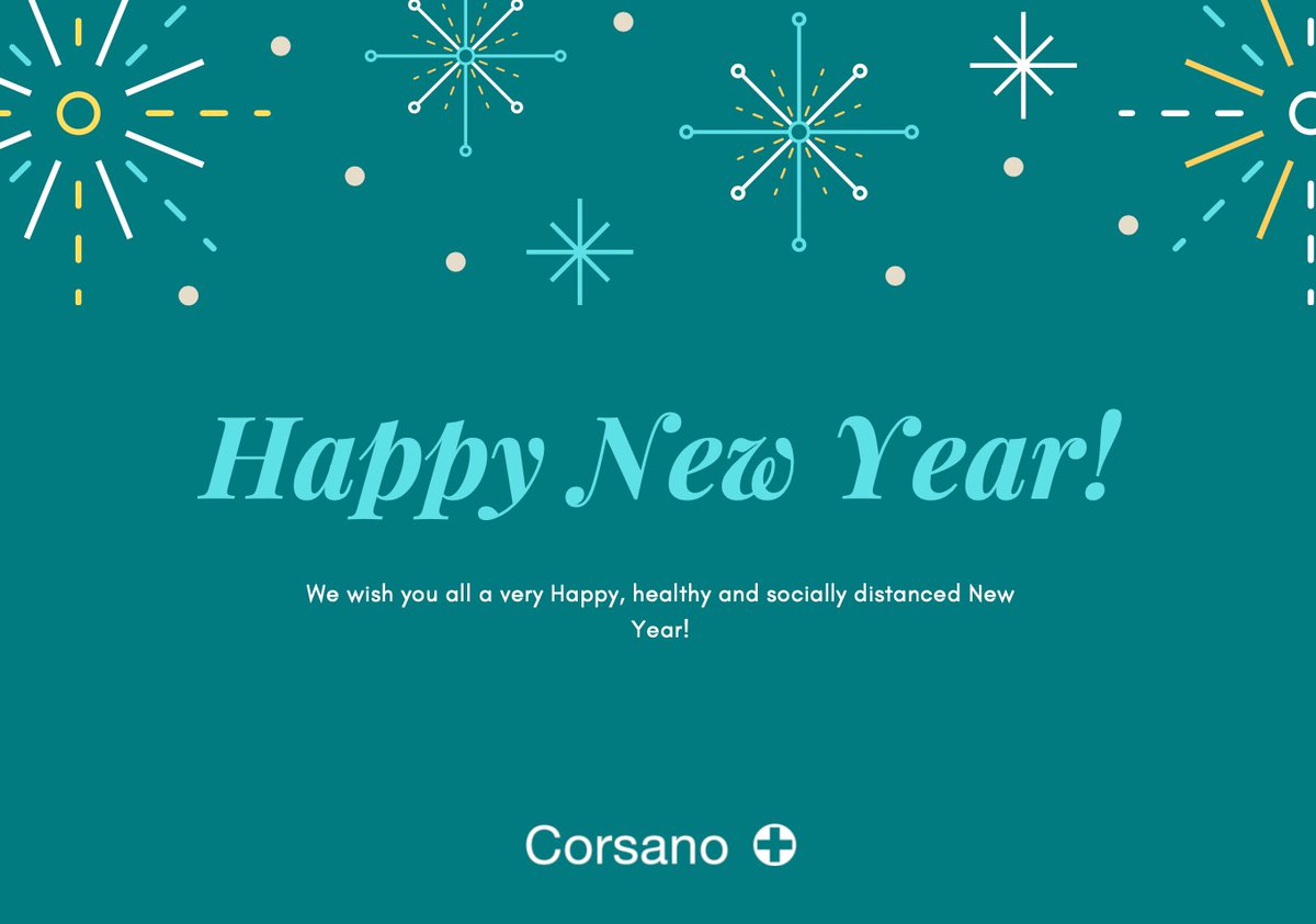 HAPPY NEW YEAR!

At Corsano we have many projects and news to share for 2021!
Looking forward to the next year, when remote medical systems will play a big role in our (very awaited) post-COVID19 world
#decentralizedtrials #remotepatientmonitoring #mhealth #digitalcare #wearables