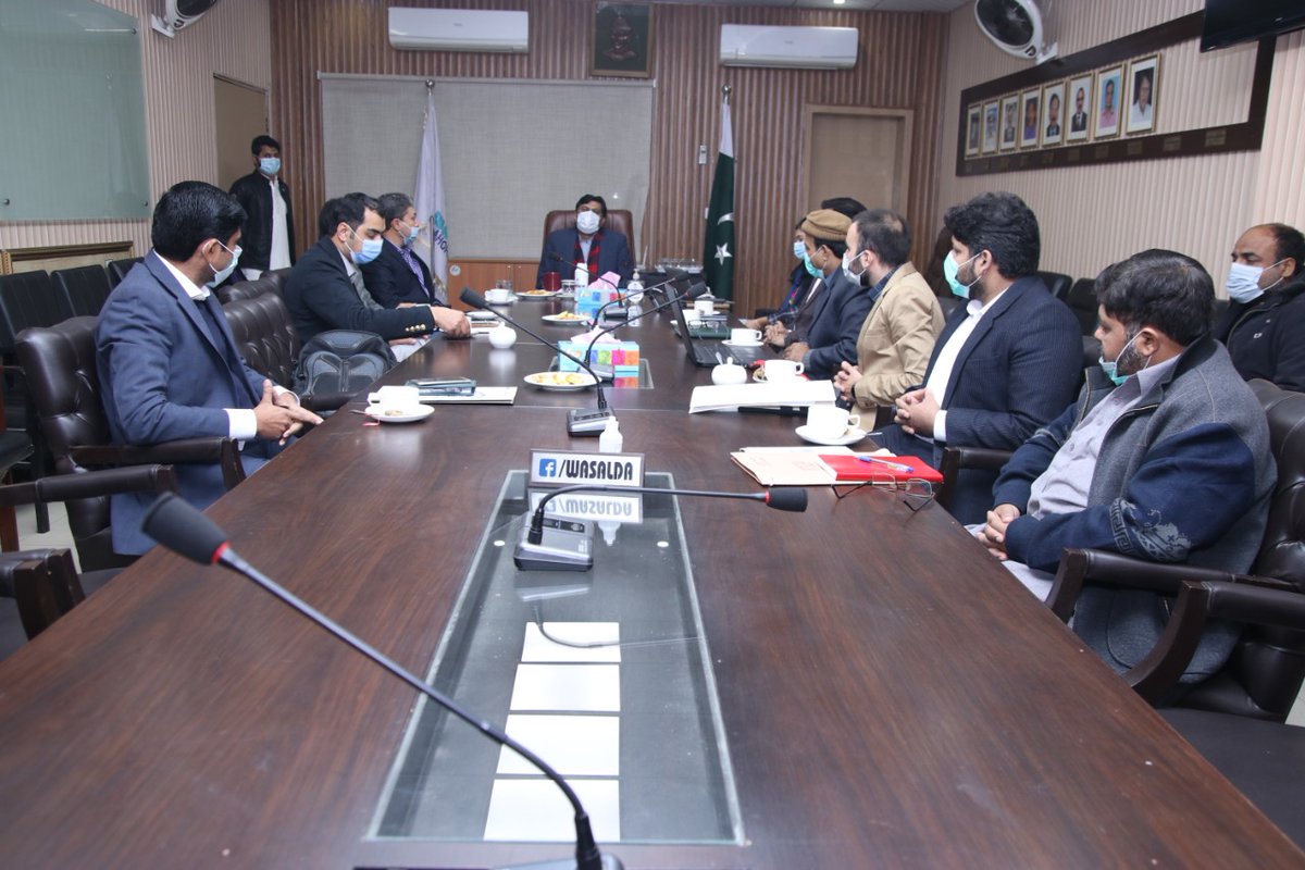 OperatorsWater's tweet photo. CEO WSSC-Mardan Mr. Ameer khan and his team visited WASA-L Head office on Thursday and discussed the issues with Chairman PWON, Syed Zahid Aziz, regarding their field, Chairman guided them how they can improve their service, organizational sustainability and enhance revenue. https://t.co/3EfYXILLXw