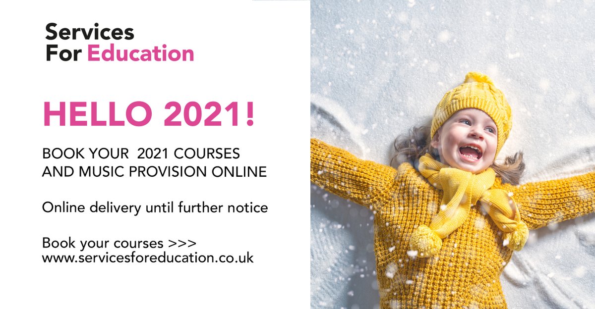 **LOOKING FOR COURSES THIS 2021?**

We have some amazing courses coming this Winter term.

See what we have to offer online today >>>
servicesforeducation.co.uk/training-cours…

#Januarycourses #Education #Trainingdays #Webinars #Teachers #Birminghamcourses #Onlinelearning #Hello2021 #2021courses