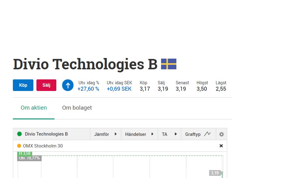 Serieh_Ahmad's tweet image. #Divio Technologies B (+33%)
#Seenitbefore