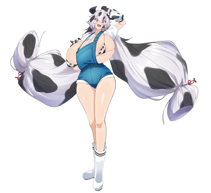 新年絵の牛子ちゃん 