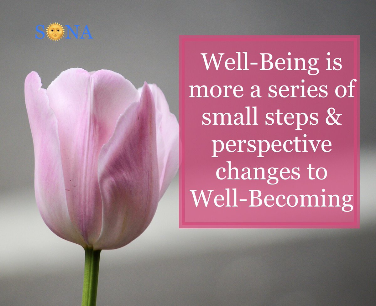 I am drawn to the phrase well-becoming as I feel  wellbeing is more of a process/journey.  
It’s true that the more I learn, the easier it is becoming but it’s still not automatic, and I’m not sure it ever will be.  
I think I’ll always have to monitor &amp; keep checking myself.