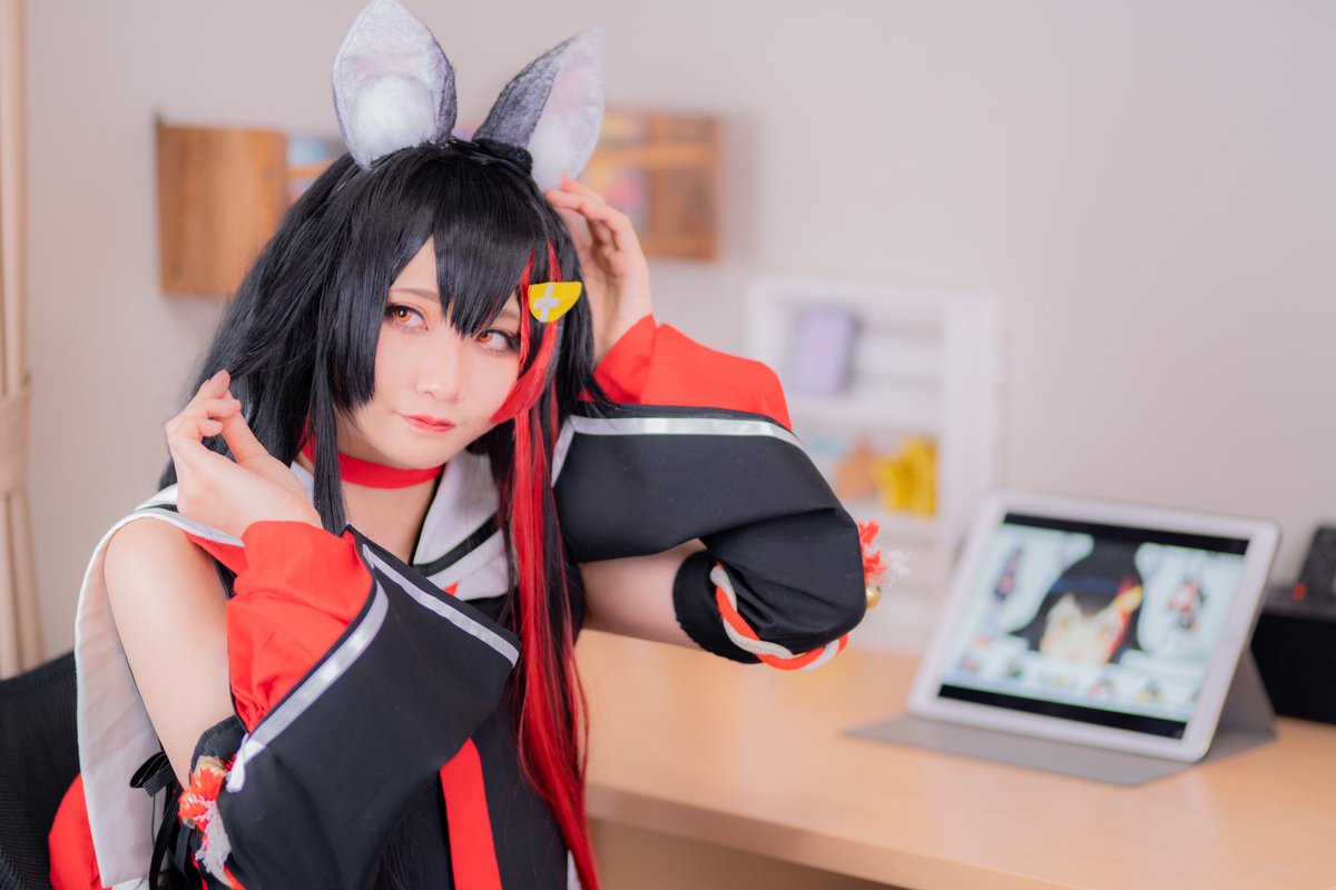 直営公式 Vtuber ホロライブ 大神ミオ コスプレ - yankedesignstc.com