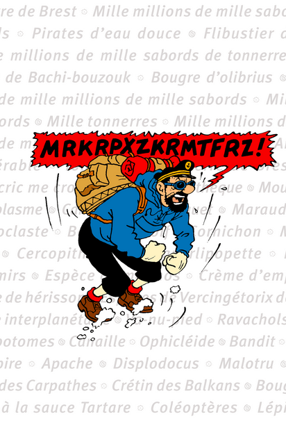 Casterman BD on X: * #80ansCapitaineHaddock * FUN FACT : C'est bien « Mille  sabords », l'expression favorite du Capitaine qu'il emploie 155 fois au fil  des aventures de Tintin. Illustration extraite