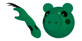 Custom Cursor On Twitter Dinopiggy Is A Skin Which Looks Like A Green Pig With Dark Spots And Three Long Claws On Hand Customcursor Cursor Pointer Piggy Green Fanart Gamecursors Roblox Robloxcursors - roblox custom cursor