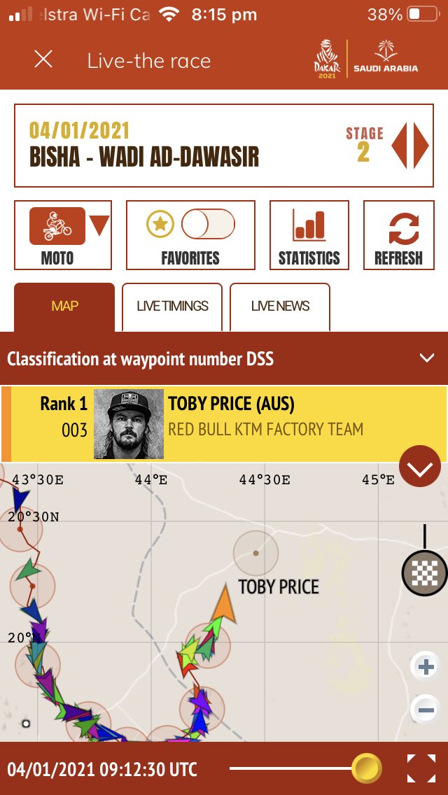 It may be over 10,000kms away but how good is it to be able to follow the race live! #Aussie #darkar2021