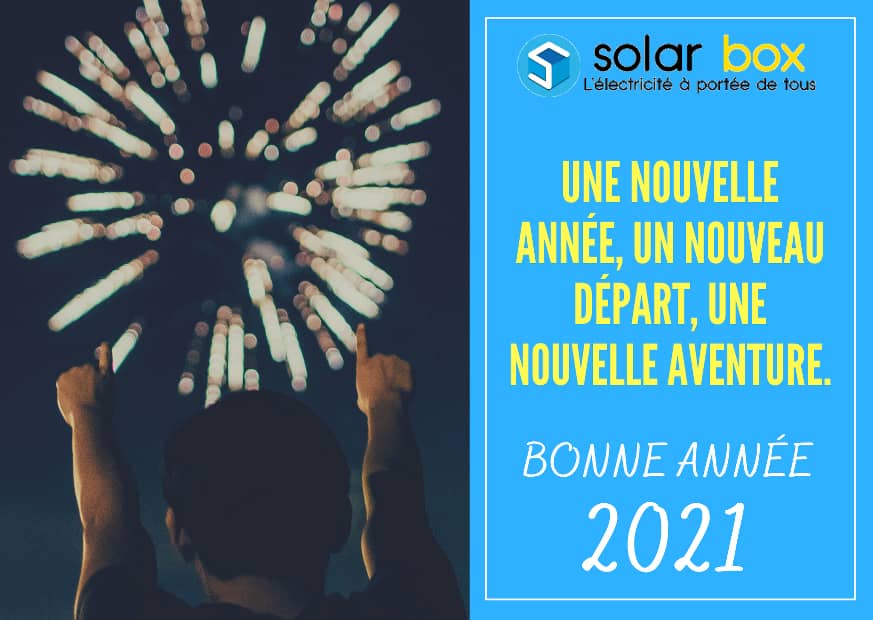 Solar Box Gabon et toute son équipe vous souhaitent une bonne année 2021.

#Solarisonsnous 
#SolarBoxGabon