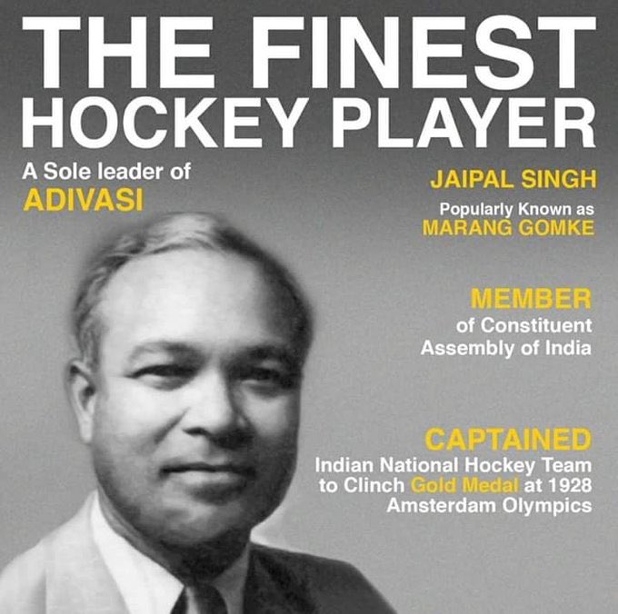 cheersrashmi's tweet photo. To make a vibrant and inclusive India, we need to remember heroes from across India and across communities. #maranggomke #JaipalSinghMunda was one such hero from Jharkhand. 🙏🙏 https://t.co/Gqx8ddZ3lS