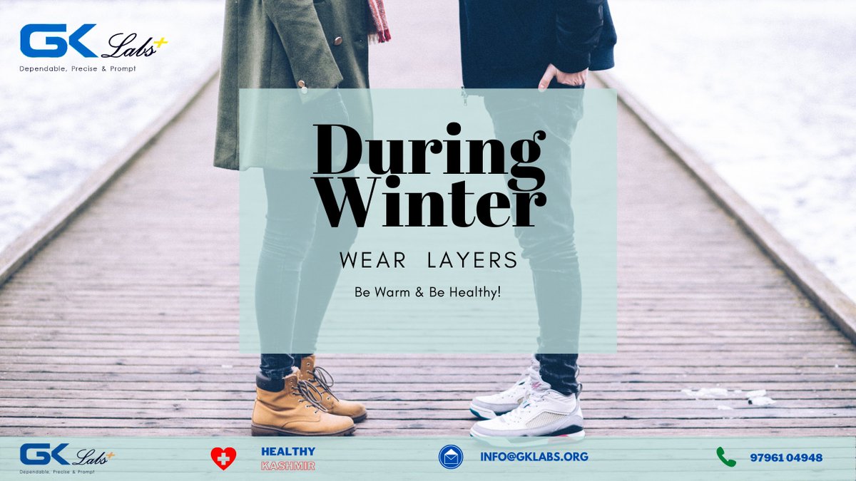 LabsGk's tweet photo. Be warm and be healthy! 
During this winter wear layers. 

A Unit Of Greater Kashmir. 

#gklabs #greaterkashmir 
#wearlayers #snowfall #kashmirsnow 
#healthykashmir #MondayMood https://t.co/OKTBJWQPEp