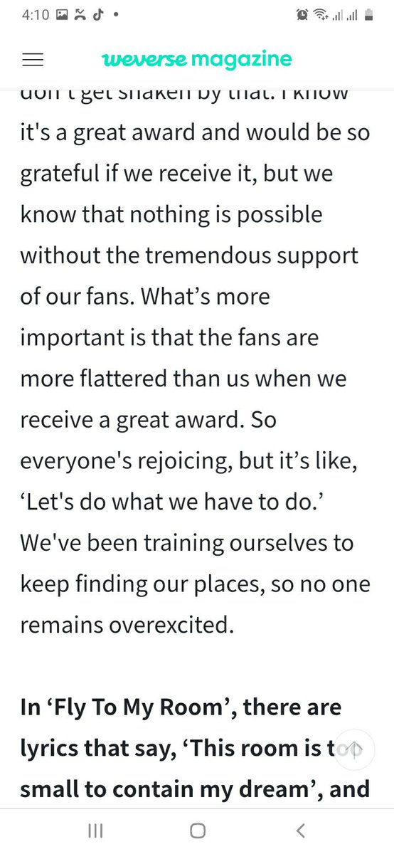 He also continues to hold our hands through it all, showing the world that he acknowledges our role in this, but also reminding us that he knows this is just another milestone in the career of one of the most prolific artists in history.