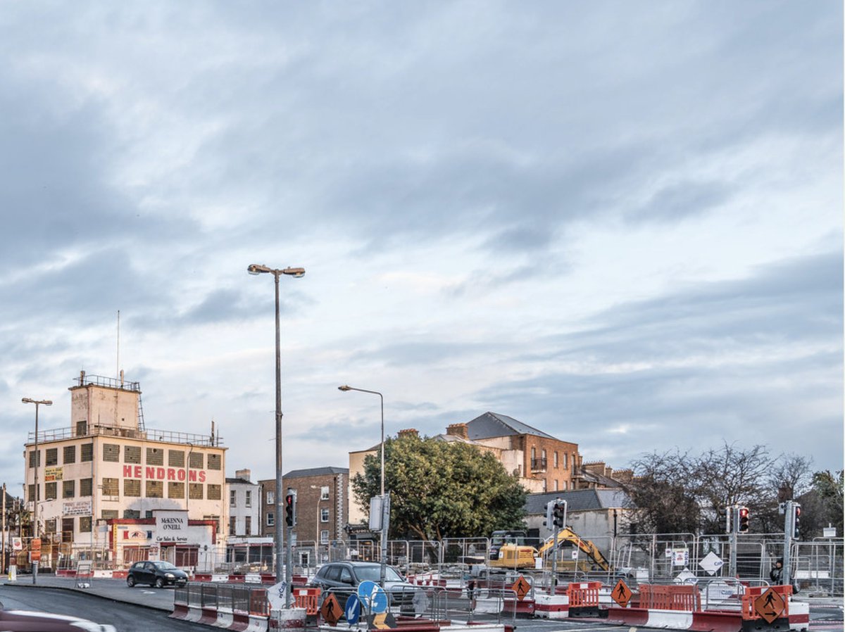 Emmett_Scanlon's tweet image. Two architecturally significant buildings in North Dublin, are the subjects of live #coliving planning applications . Phibsborough Shopping Centre + the Hendrons Building at Broadstone.  1/6