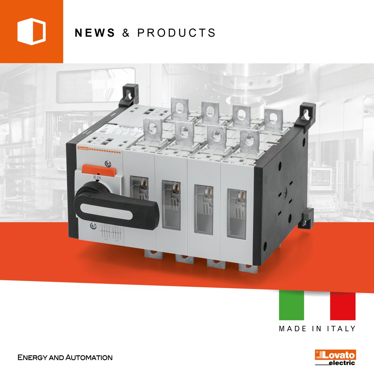 lovato_CZ's tweet image. Ruční přepínače sítí: kompaktní rozměry, třípólová a čtyřpólová verze, od 160 A do 630 A AC23, verze certifikované UL1008, široká škála příslušenství. Další informace: lovatoelectric.com/GL-series-160A…     #lovatoelectric #news #switchdisconnector #cULus