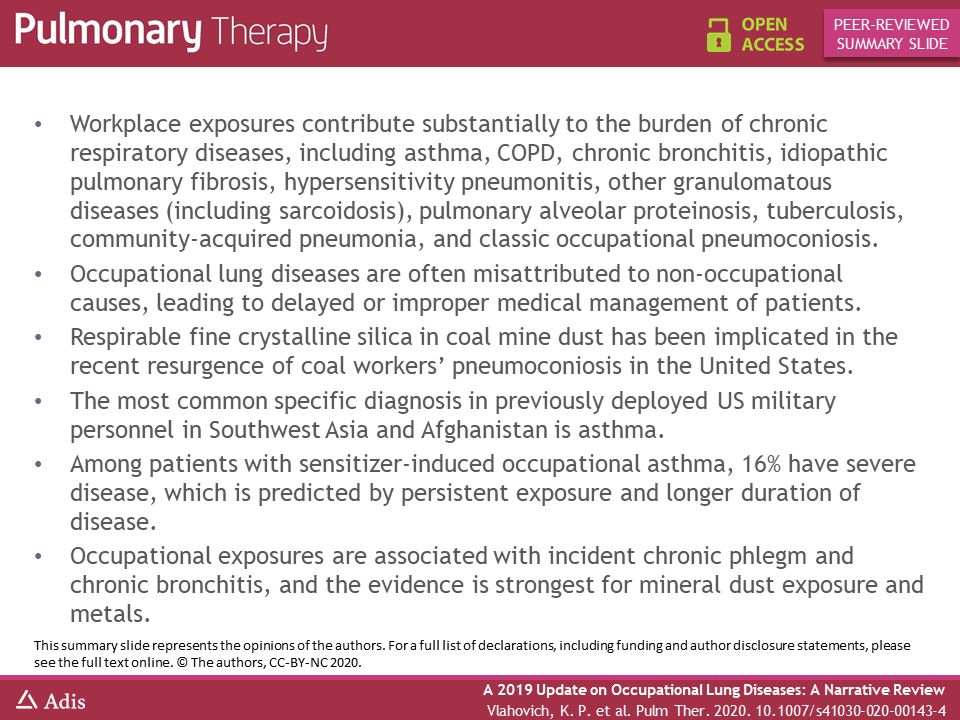 Pulmonary Therapy (@pulmonary_ther) on Twitter photo Narrative review from <a href="/soodlungdoc/">Dr. Akshay Sood MD, MPH</a> - an update on occupational lung diseases, published #openaccess ow.ly/4cll50CZ7KA #asthma #COPD Narrative review from <a href="/soodlungdoc/">Dr. Akshay Sood MD, MPH</a> - an update on occupational lung diseases, published #openaccess ow.ly/4cll50CZ7KA #asthma #COPD