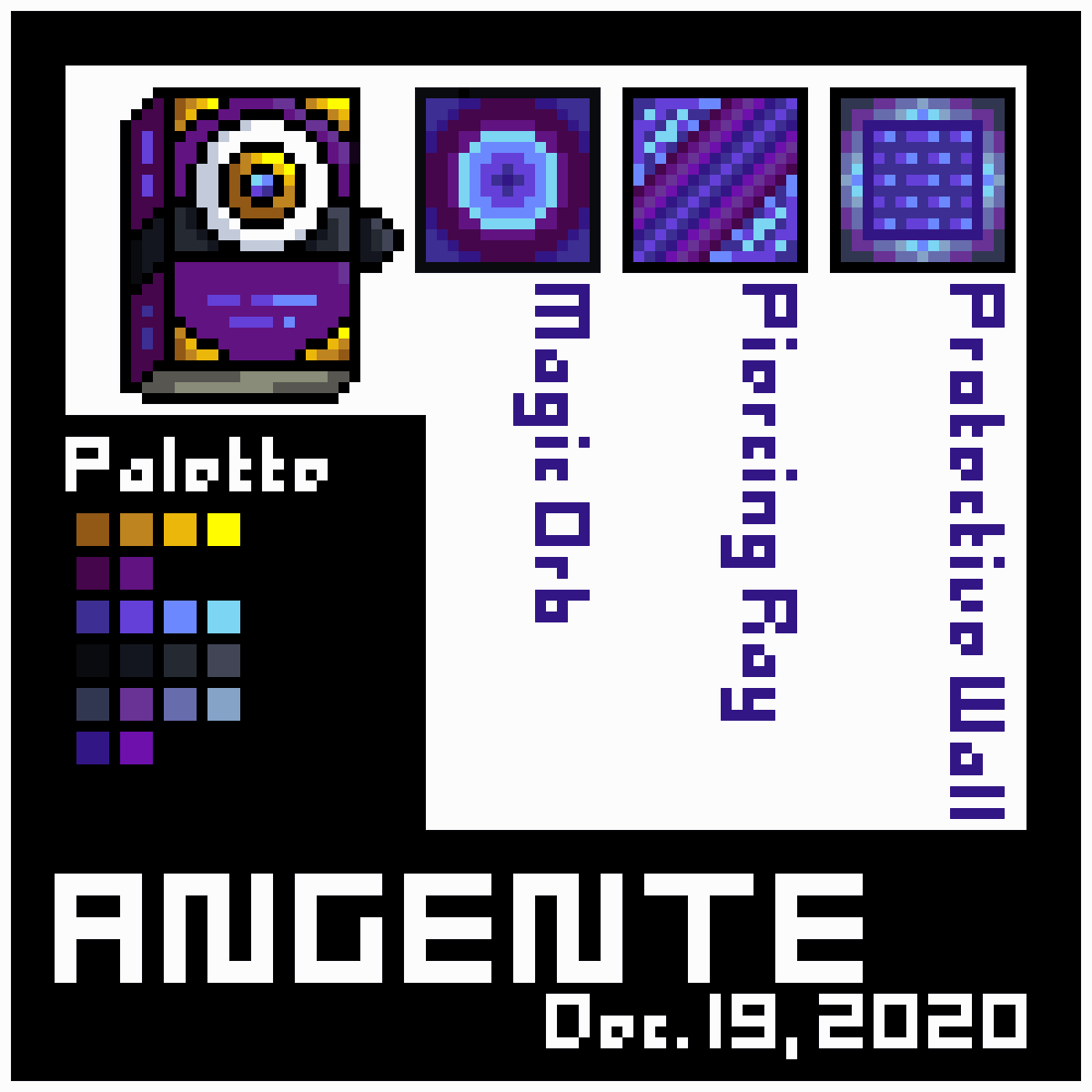 Angente9406's tweet photo. Haazkel and The Cyclopsedia. One of my projects last year. Got some feedbacks from @thisisartunion to improve the design
#pixels #PixelArt #MoreHashtag https://t.co/3XP8F1LX8I