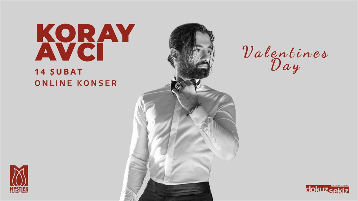 KORAY AVCI 14 Şubat Avrupa Online Konseri
Biletler: bit.ly/korayavcionline
Koray Avcı Avrupa'daki hayranlarıyla özlem gidermek için 14 Şubat tarihinde online konser verecek.  
<a href="/AVCIKORAY/">Koray AVCI</a> <a href="/DokuzsekizMuzik/">Dokuz Sekiz Müzik</a>