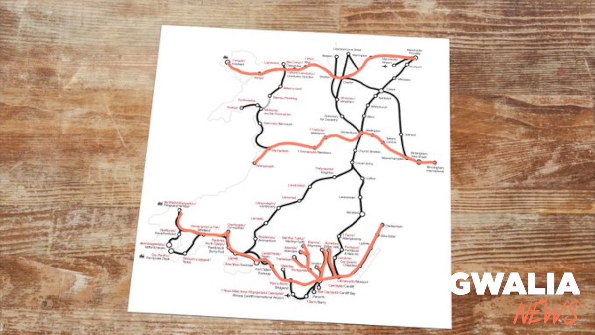 Look at a rail map of Cymru and you’ll notice a pattern. All of the main railway lines run horizontally. Look closer and you’ll also notice a cluster of lines in the Valleys. Remarkably, there’s not a single line that spans the length of Cymru, connecting north & south.
