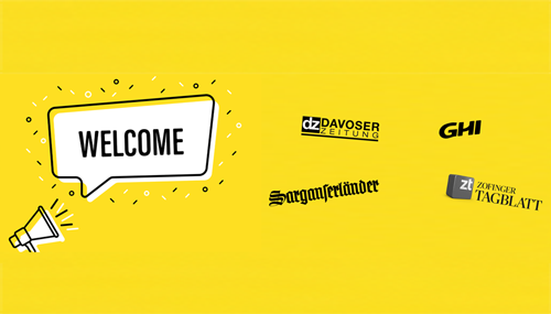 Wir starten das Jahr gleich mit vier neuen Publishern: Neu vermarkten wir die regionalen News-Seiten Zofingertagblatt.ch, Davoserzeitung.ch, Sarganserlaender.ch und das Genfer Journal ghi.ch. Willkommen an Bord!