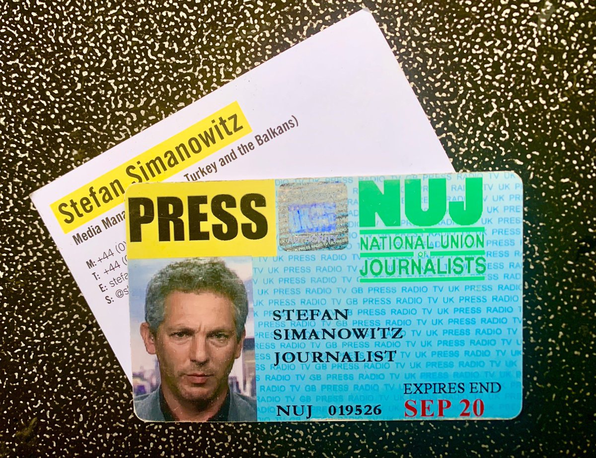 12/. The police have checked my ID four timesThe fact that I’m covering the  #Assange extradition verdict for  @amnesty didn’t cut itLuckily, I’ve also got a press cardThe last policeman spotted that my card expired 3 months ago...but I’m still here.  #DontExtraditeAssange