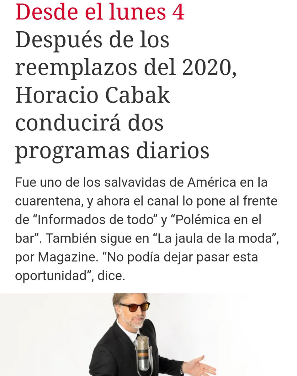 Horacio Cabak Viejo Fachero tweet media