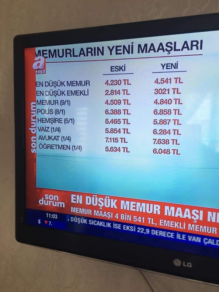 En yüksek öğretmen maaşını göreve yeni başlayan diğer memurlarla karşılaştırınca utanıyor musunuz sevgili sendikalar? <a href="/EgitimBirSen/">Eğitim-Bir-Sen</a> <a href="/TurkEgitimSen/">Türk Eğitim Sen</a> <a href="/egitimsen/">Eğitim Sen</a> <a href="/egitimis/">Eğitim-İş</a>