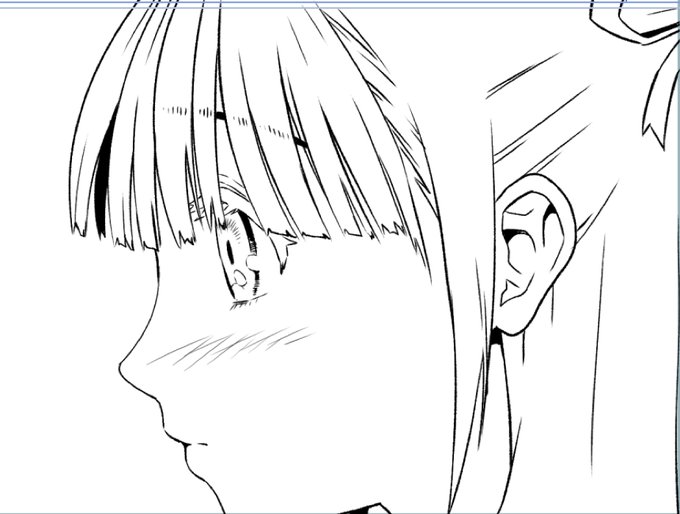 今日の作業 pen入れ 今日は進んだーちゃんと休憩もとりつつ #オリジナル https://t.co/IIAU25jpbM 