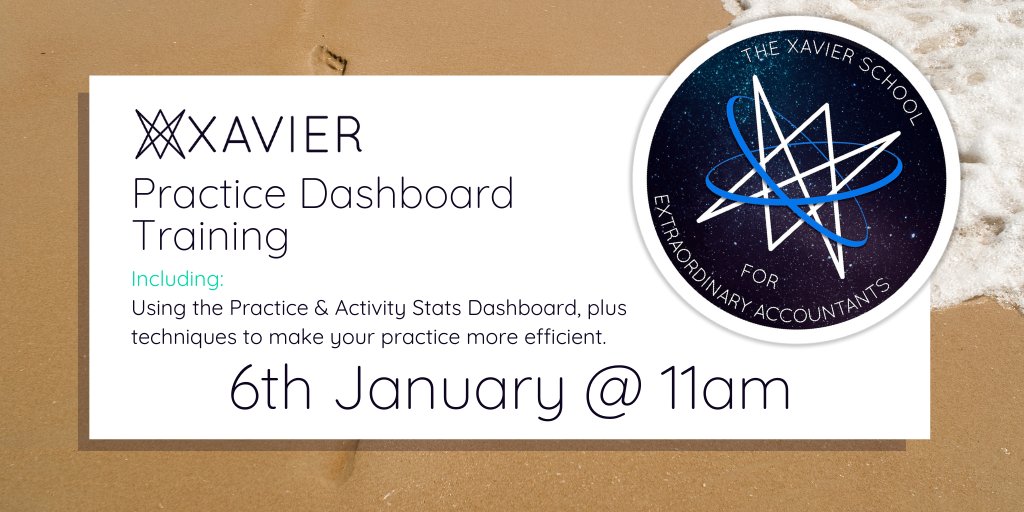 Dext Precision with Xavier (@xavieranalytics) on Twitter photo Happy New Year from the Xavier team! 🎉
Looking to supercharge your practice in 2021? Check out our training on the 6th of January <a href="/11am/">11 am in morning</a> on using Xavier's powerful Practice Analysis tools for full oversight of your team and clients.
Register here: buff.ly/3rLEpgZ Happy New Year from the Xavier team! 🎉
Looking to supercharge your practice in 2021? Check out our training on the 6th of January <a href="/11am/">11 am in morning</a> on using Xavier's powerful Practice Analysis tools for full oversight of your team and clients.
Register here: buff.ly/3rLEpgZ