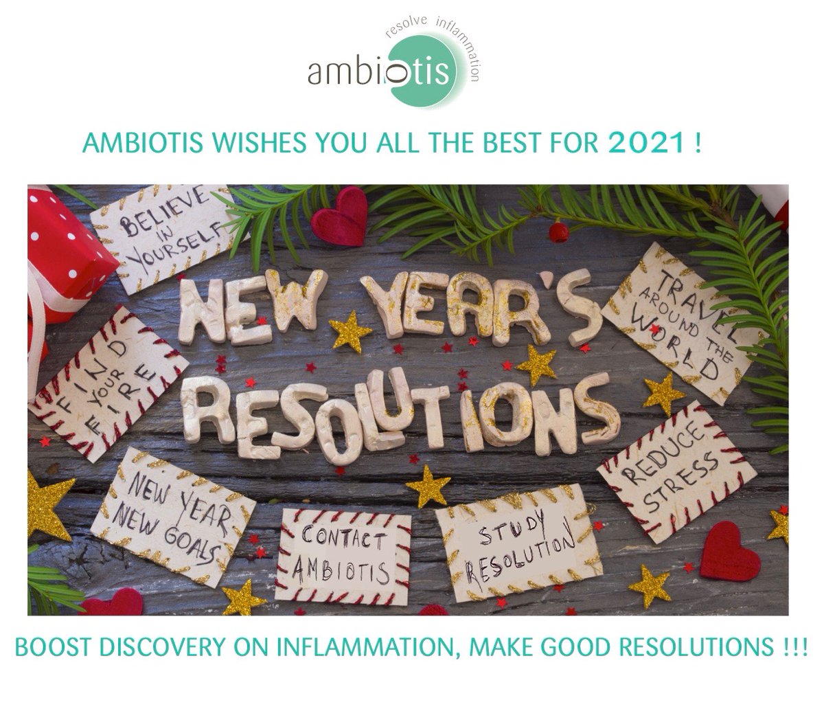 <a href="/Ambiotis_/">Ambiotis</a>  would like to wish a ⓈⓌⒺⒺⓉ and ⒽⒶⓅⓅⓎ ②Ⓞ②① to everybody we met, to our collaborators, our clients, our suppliers.
ambiotis.com
#inflammation #resolution #CRO #ambiotis #cosmetics  #nutraceutics #drugdevelopment #2021 #bestwishes @marcdubourdeau