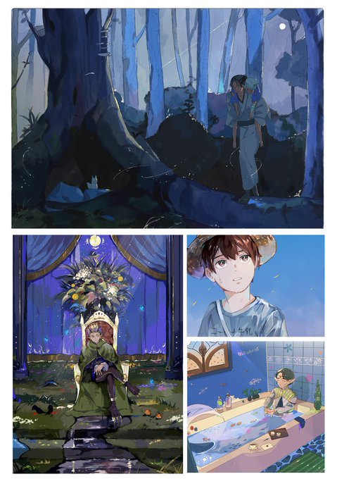#新年早々の創作クラスタフォロー祭り
#絵描きさんと繋がりたい 
タグ失礼します!
少し不思議な世界をテーマに、のんびり絵を描いています
RT中心に無言フォローで巡回します、よろしくお願いします～? 