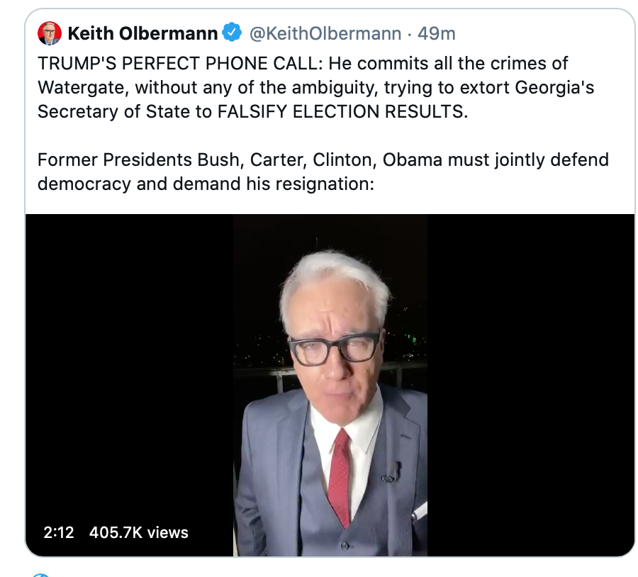 RebeccaLAnders's tweet image. #GeorgiaGate "A perfect phone call!"  As we can be sure they all are and have been. @JoeBiden @KamalaHarris must prosecute. All others must repudiate. @SpeakerPelosi must do what can be done. @Keitholbermann