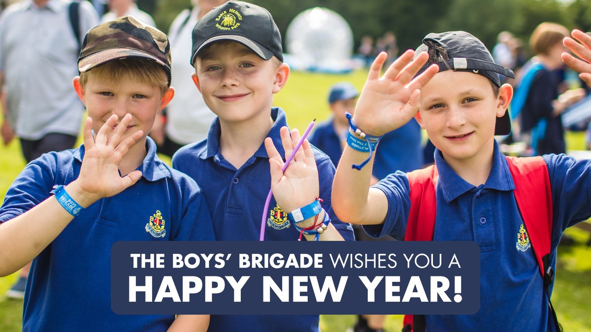 theboysbrigade's tweet photo. As we enter 2021, we'd like to extend our very best wishes for the year ahead! BB Headquarters is open again from today if you'd like any help or support at this time - find out how you can get in touch at https://t.co/GQFGTEEPay #FaithInYoungPeople #BoysBrigade https://t.co/tDzLFmY9pI