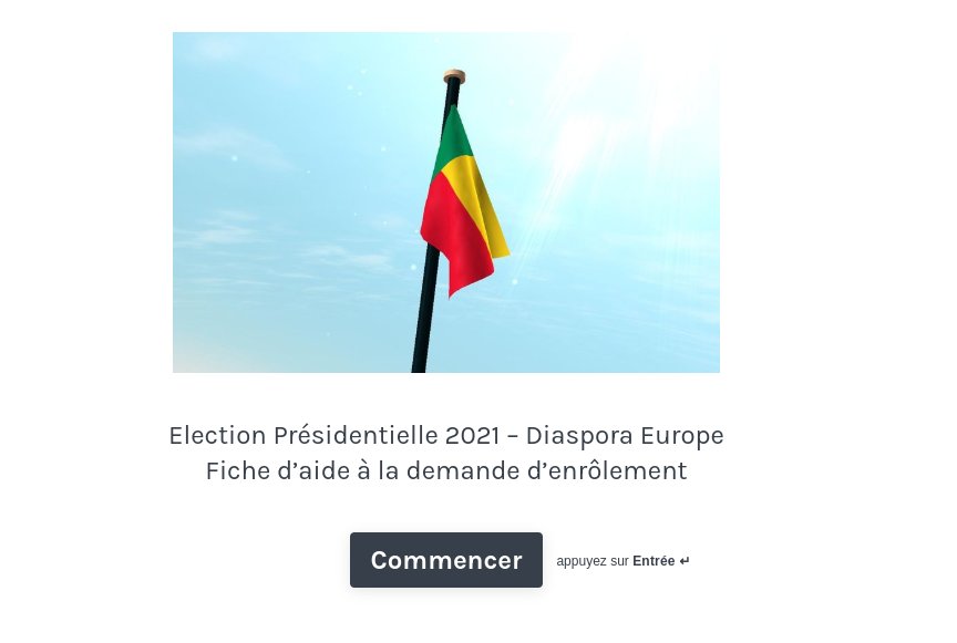 bjCSIRT's tweet photo. Appel à la vigilance sur une campagne de hameconnage en cours. Sous prétexte d'un enrôlement pour la participation aux élections présidentielles 2021, des individus collectent vos informations.
👇🏾
https[:]//h2iq42r55r2[.]typeform[.]com/to/yEk5WZQa.
⚠️ Ne pas cliquer.
⚠️Signaler https://t.co/MGAHTVa9tv