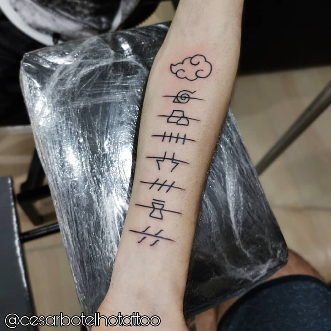 X 上的 NÓIAR ❁🪽⁩：「Minha nova tattoo ♥️ akatsuki ☁️ #akatsuki  #NarutoShippuden #NARUTO  / X