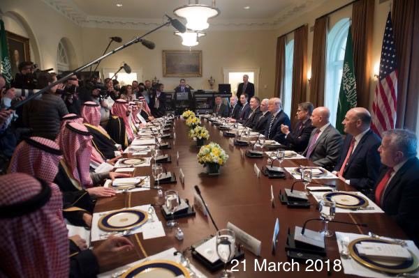 After the meeting Bin Salman was asked to go to all the big organisations and in particular the big tech companies, google, apple, Facebook, Twitter, Microsoft, religious leaders, puppet heads Etc... all these main companies were targeted