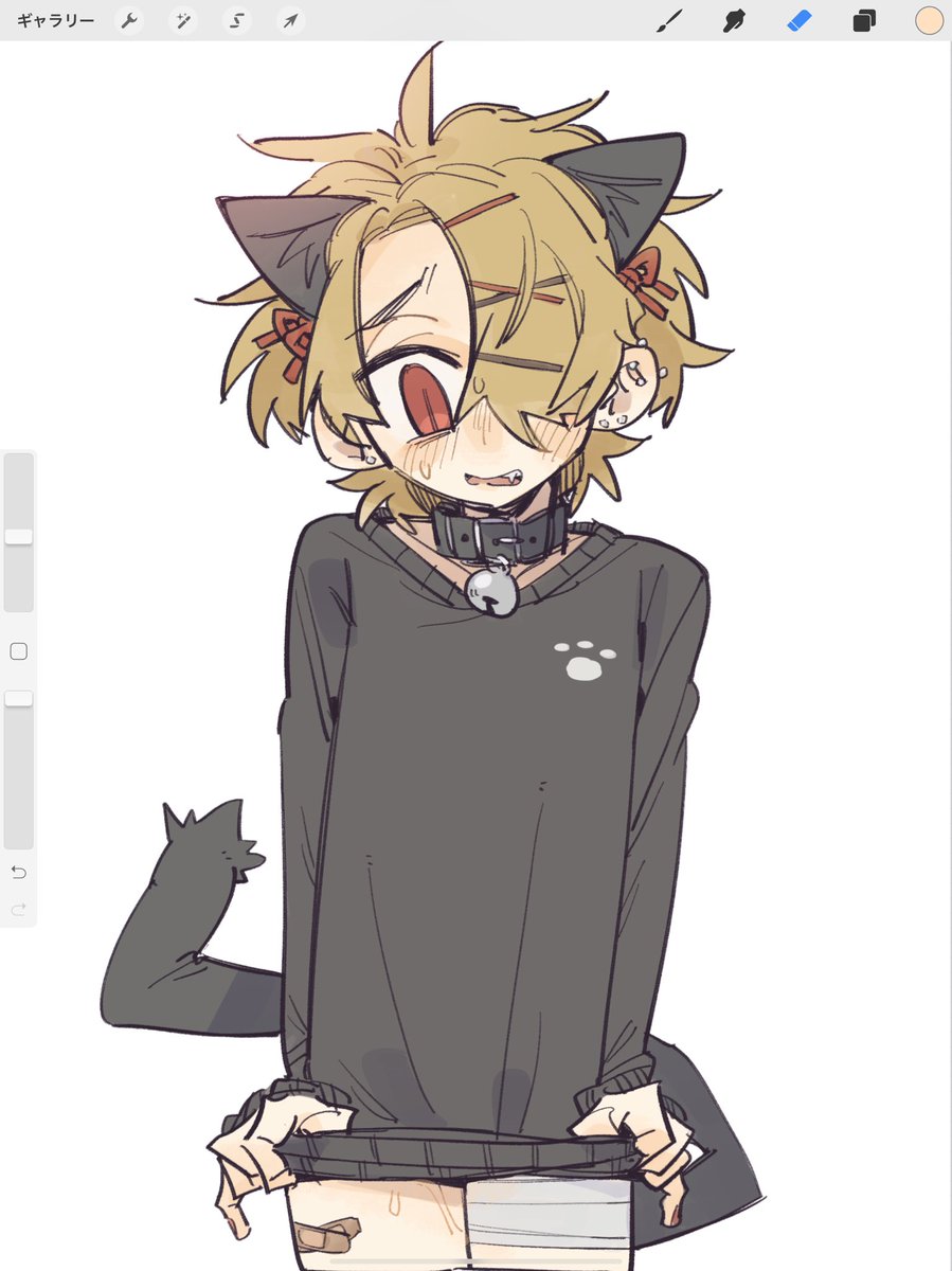 この荒井めちゃくちゃかわいくない わかる かわいい 猫さんのイラスト