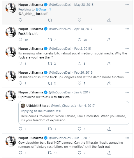 4/4 All these are just trailers ,  @OpIndia_com should be grateful that she is not yet been reported by anyone for abusive language,