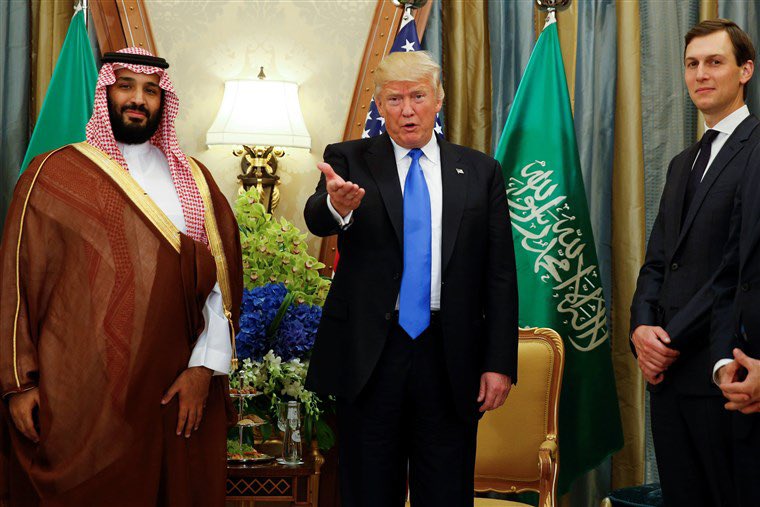 Trump and Bin Salman also discussed zero tolerance for funding of terrorism, the nuclear deal, security across the Middle East, they had a lot to talk about and there relationship is strong