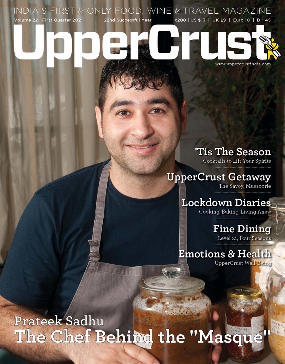 So we did it! Brought out the new issue of UpperCrust right in time for the New Year. Time to think positive and move forward with hope. Here we come 2021... (Swipe on bottom right corner to turn pages) #uppercrustmag #latestissue #newyear
uppercrustindia.com/onlinemag/v22/