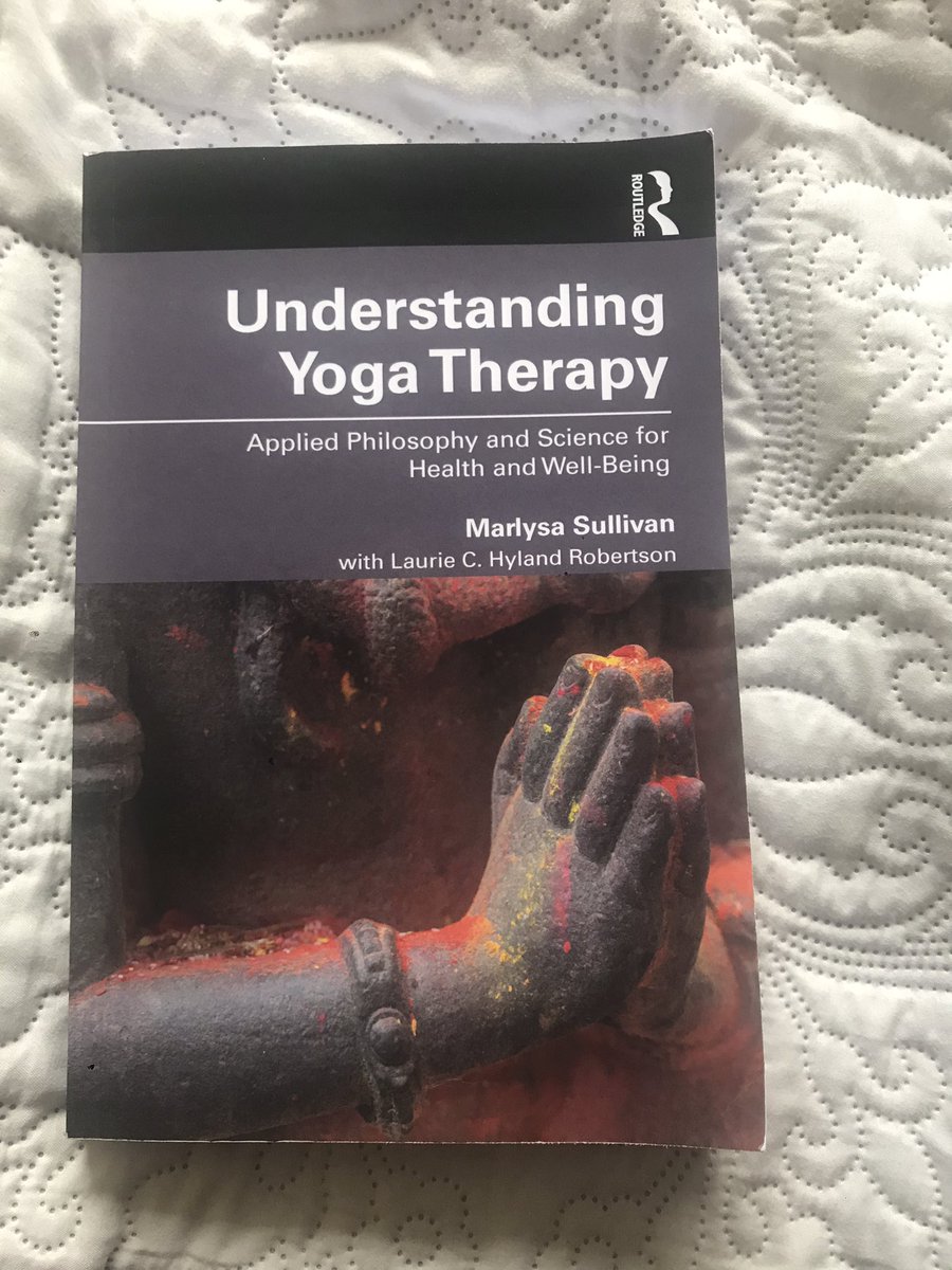 I’ve finished this book today it is absolutely brilliant! If you’re interested in yoga therapy or yoga and health &amp; wellbeing in general I can’t recommend this book highly enough by @marlysasullivan Some more info on the book on Facebook page facebook.com/46013387070070…