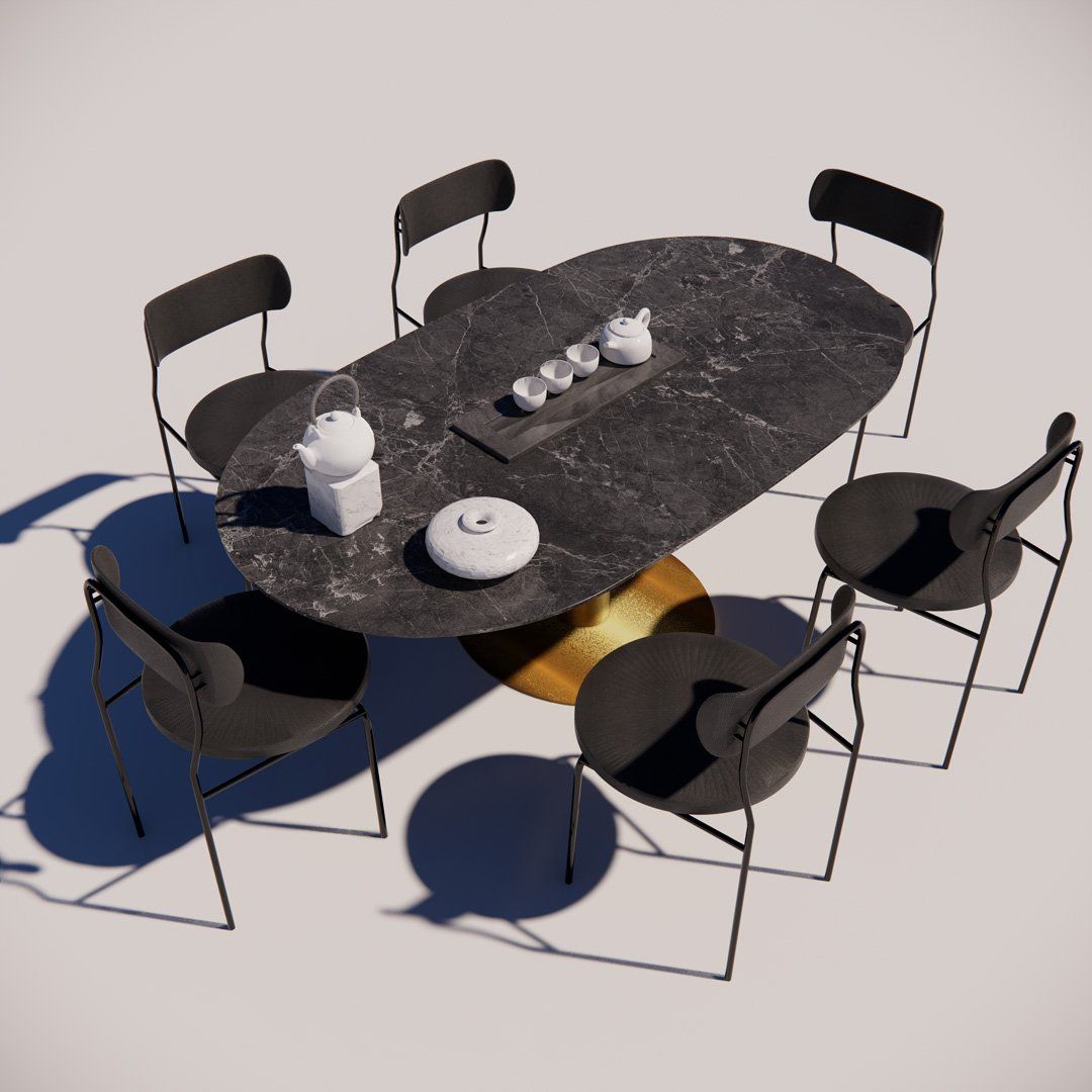Download this dining table with a black marble top with black leather chairs, set with a white ceramic tea set at: buff.ly/34pB7Gc
.
.
.
#archilovers #enscape #dinigtable #furniture #drender #dmodeling #visualization #flower #architectural #sketch #vegetation #archviz