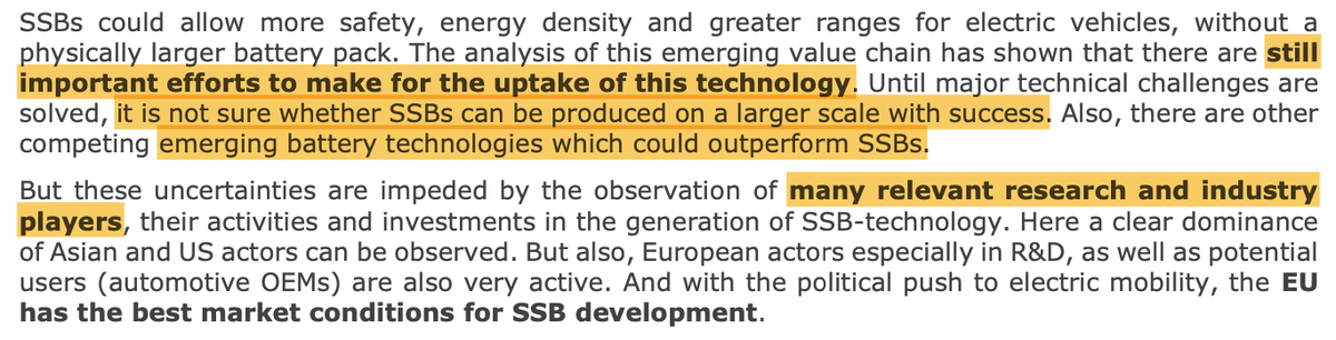 Still the report shows some cautiousness: it is far from clear if SSBs can be produced on large scale and outperform other emerging technologies. But the amount of players and investment involved in this technology is definitely a signal for optimism.