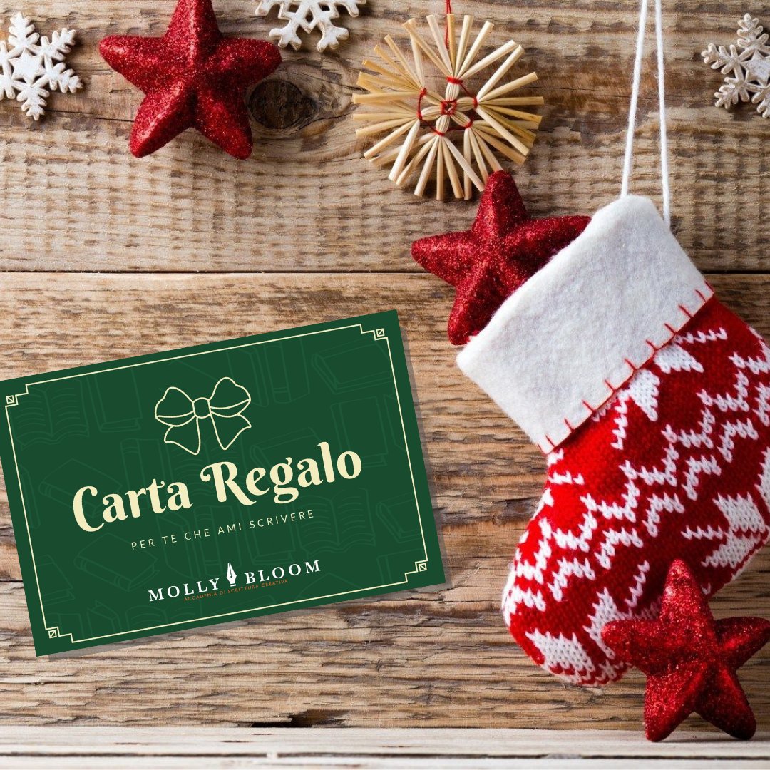 🎁 Tra dolcetti e caramelle, nella vostra calza della Befana potete inserire una Carta regalo per uno dei nostri corsi. È il dono perfetto per chi ama scrivere!

👉 mollybloom.it/prodotto/gift-…