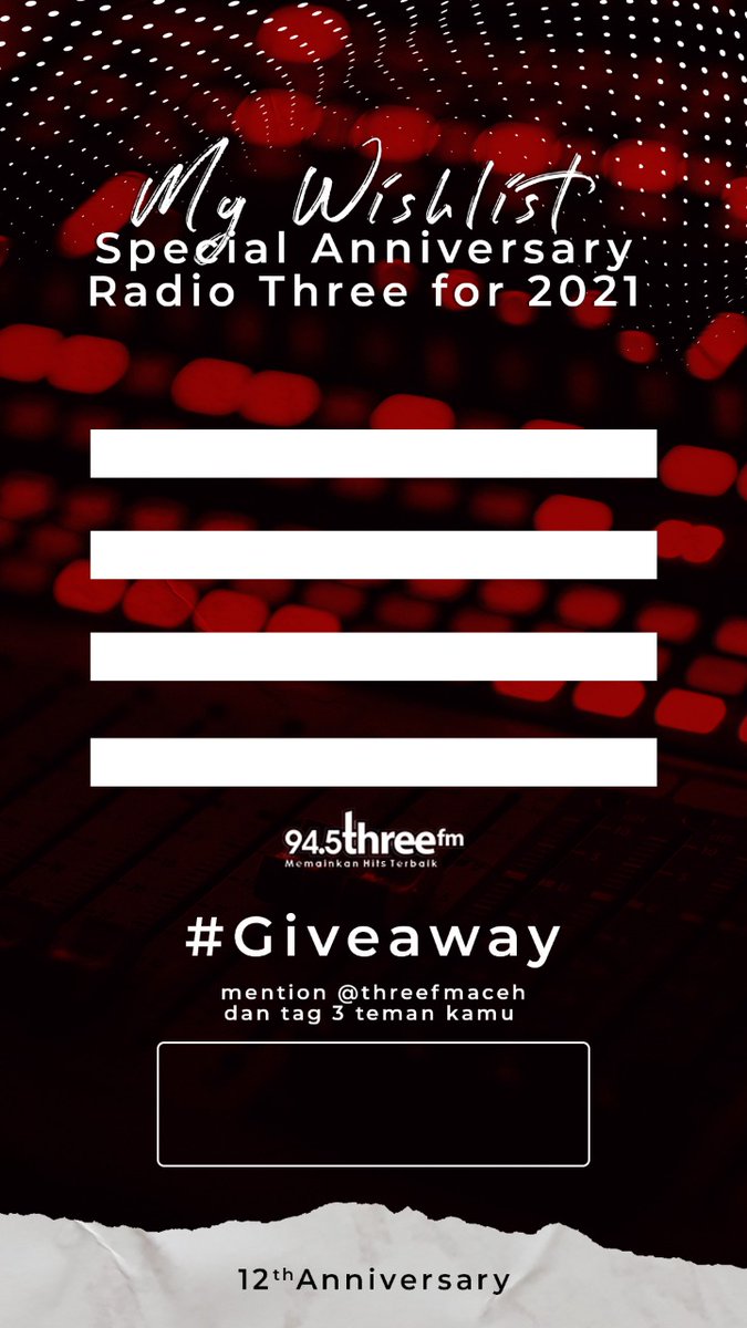 94.5 THREE FM tweet media