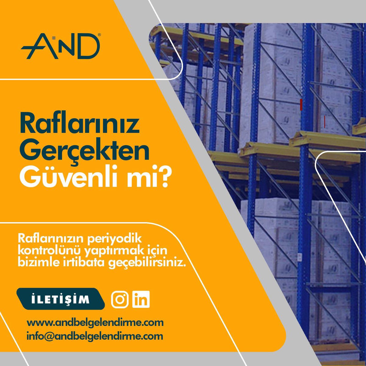 Raflarınız gerçekten güvenli mi?
#periyodikkontroller