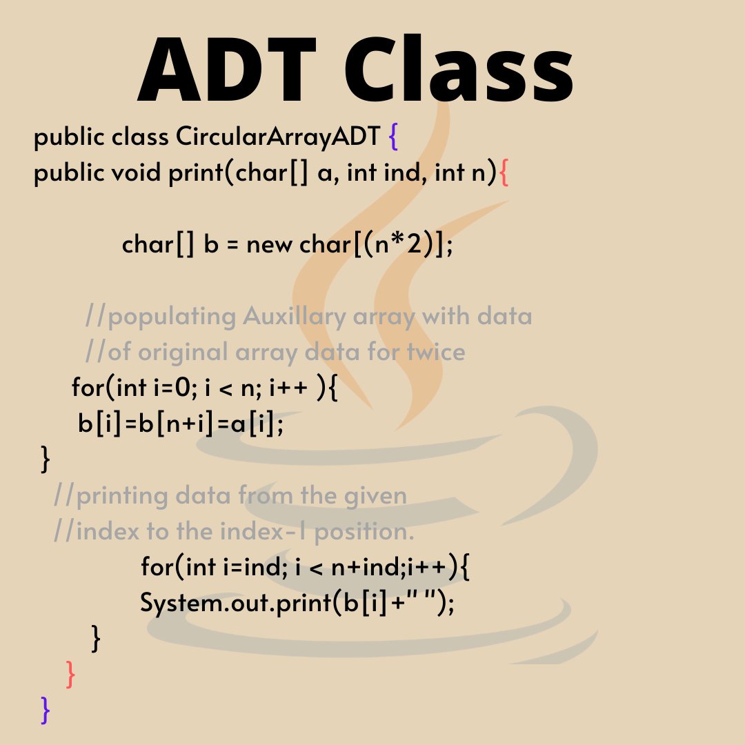 JMYLAWYERS's tweet image. 3/3)
Circular Array in Focus | Data Structures
*Code
*ADT CLASS
*Driver CLASS
*Github Project
github.com/jawadaminkp/ja…
#datastructures #100DaysOfCode #developervibes
#data #DataScience #computers #technology