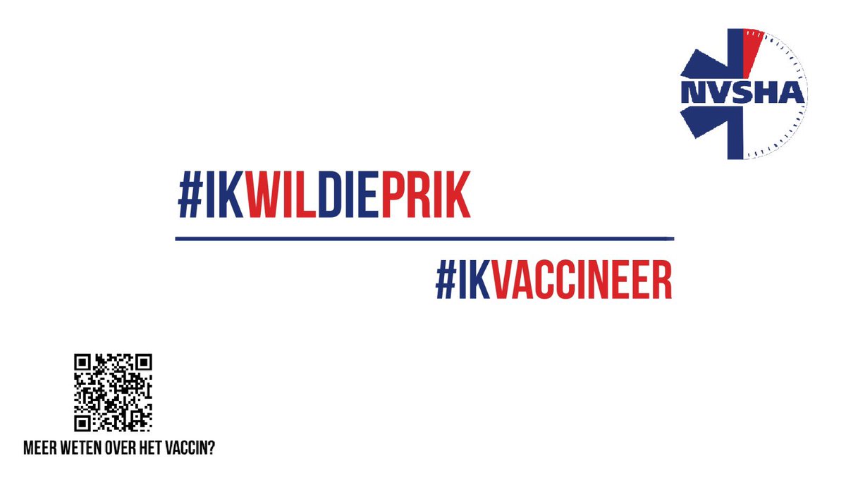 De NVSHA is blij met de versnelde vaccinatie voor oa SEH personeel.  SEH artsen zullen zich massaal laten vaccineren. Zie ook youtu.be/iIoie0W4OMM voor meer info over het vaccin scan de QR of check makesciencework.nl/post/het-sars-…