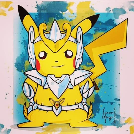 WellFighter1's tweet photo. Começar bem o ano com pikachu de jacsaprigio art 🌟👍☇🌻
sigame IG WELL_FIGHTER
#Pikachu #pokemon #FANART #ilustration #ashketchun #Seiya #saintseiya #retrogamer #anime #animeart #jacsaprigio https://t.co/VhOQmlkuYZ